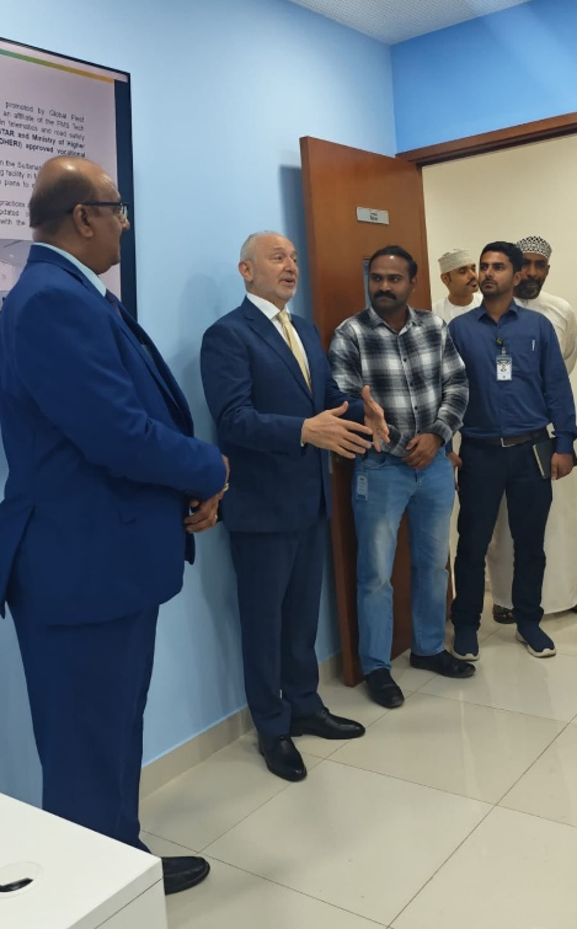 Dignitary Address During GSTI VR Facility Tour